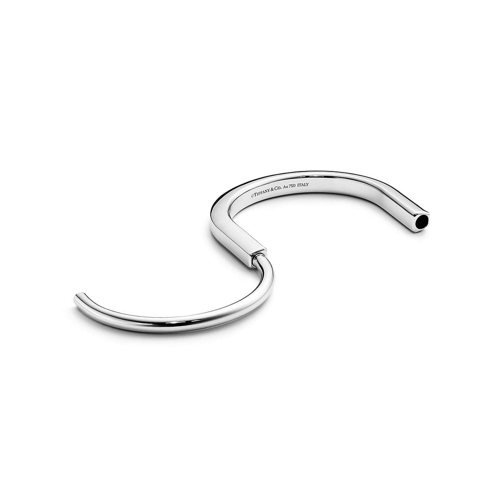 Tiffany Lock Bangle 18K Gold Bracelet