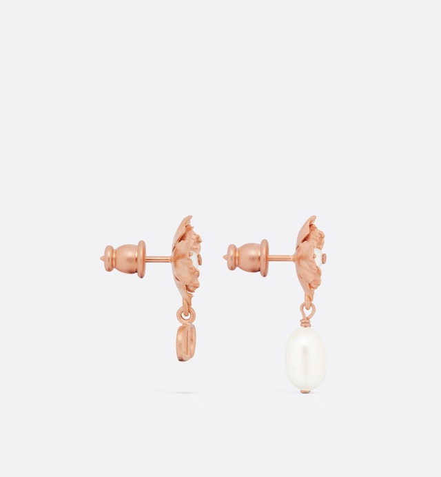 Dior D-Millefiori 18K Gold Earrings