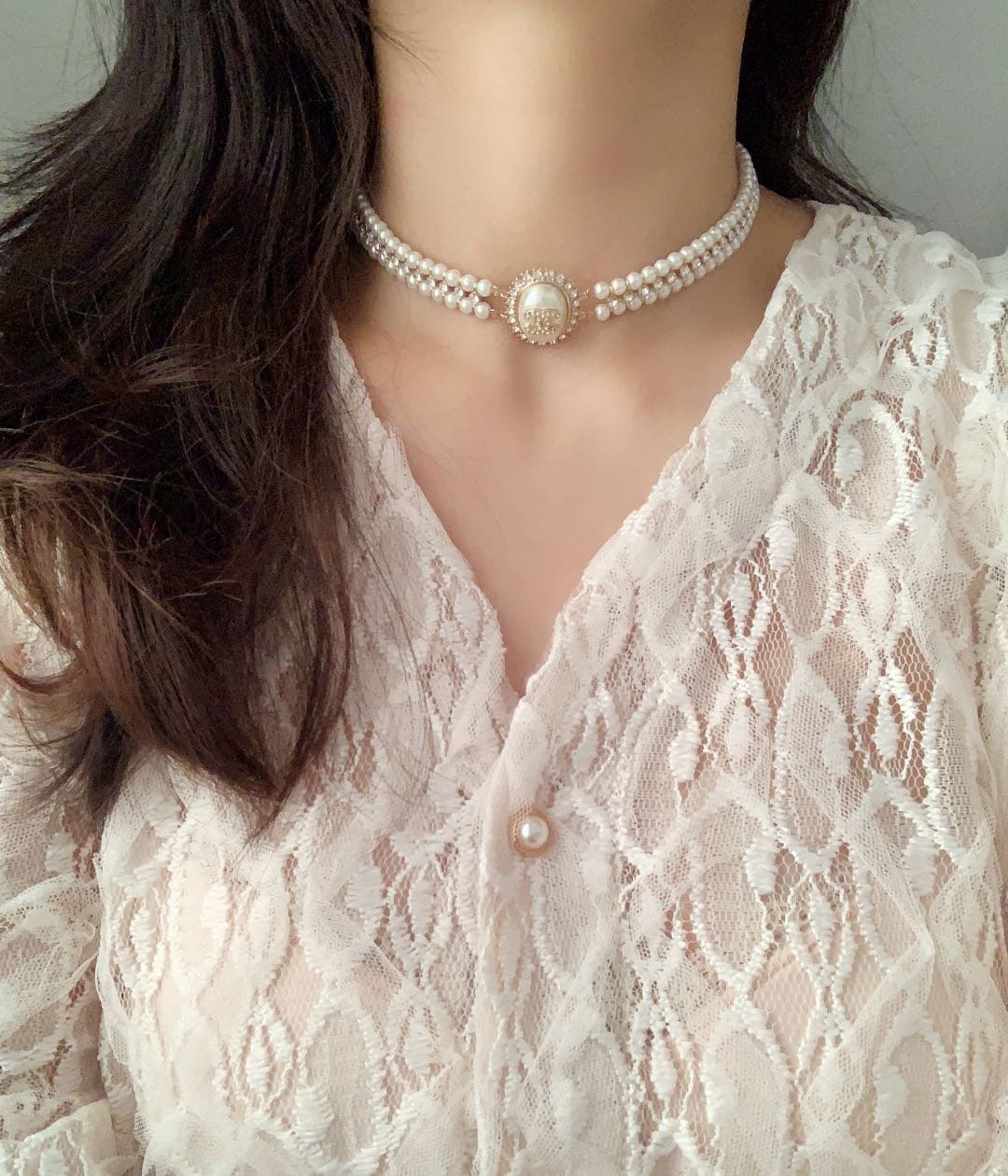 Chanel Pearl 18K Gold Necklace