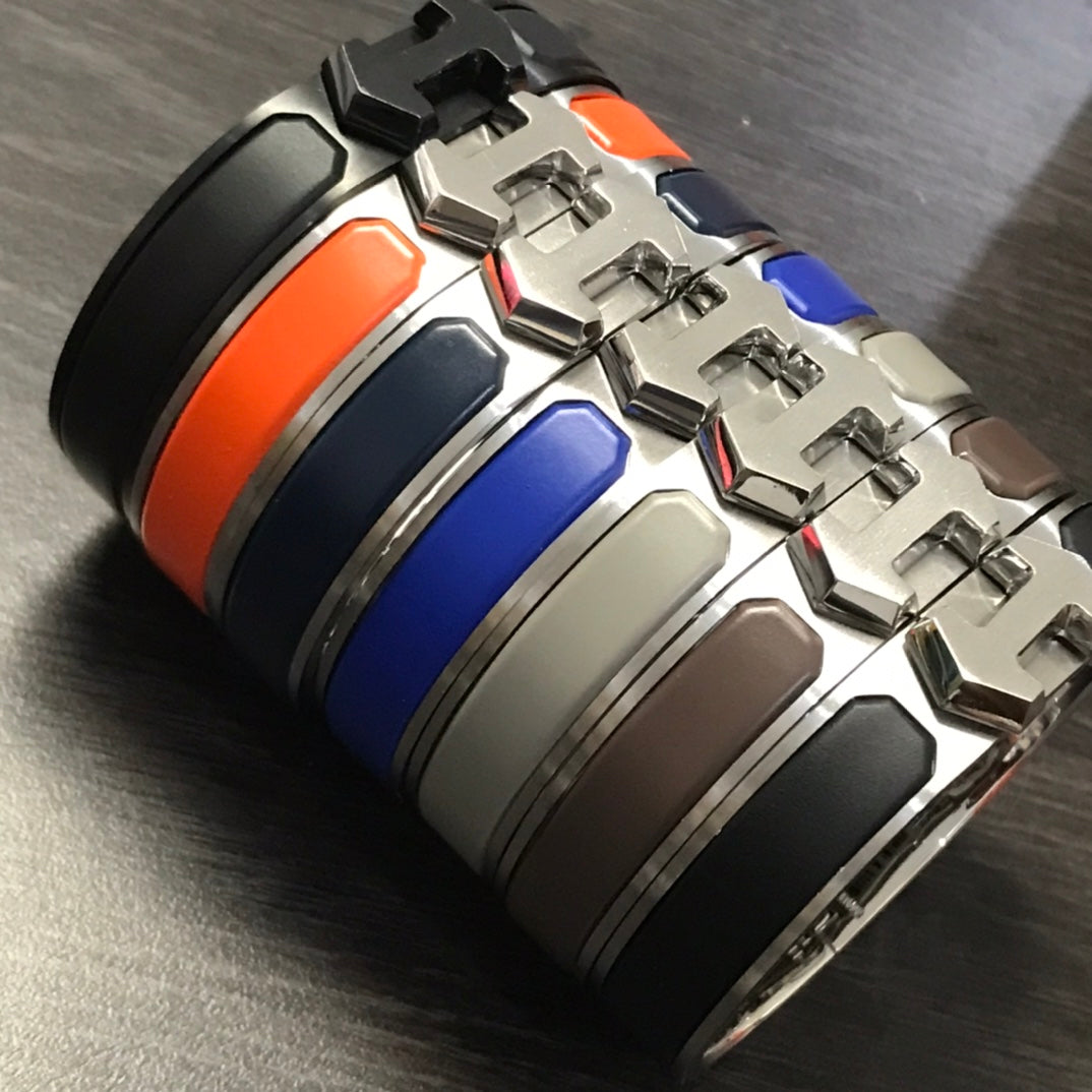 Hermes Super Orange 18K Gold Bracelet