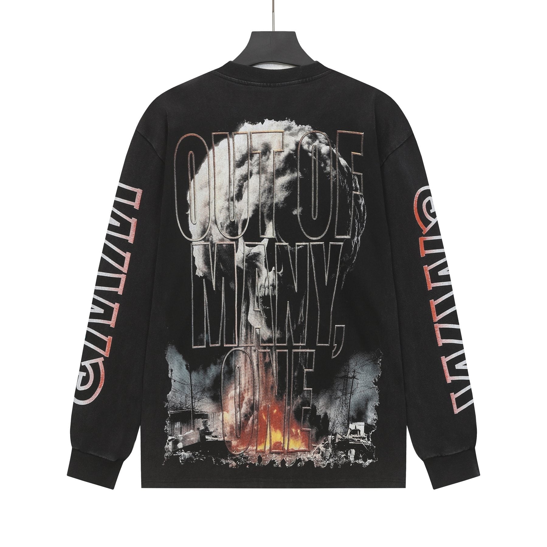 Godspeed Washed Rock Graphic Long-Sleeve T-Shirt — back