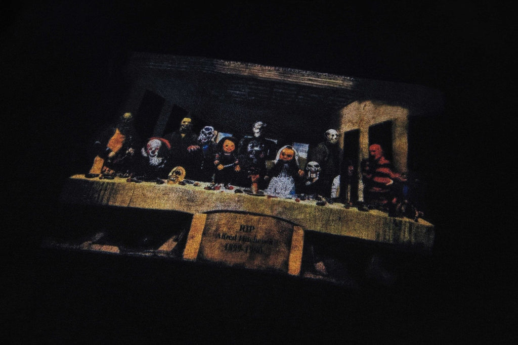 THAT'S A AWFUL LOT OF COUGH SYRUP Black Back-Print Short-Sleeve T-Shirt — detail