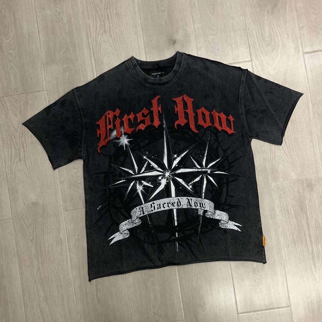 FIRST ROW A Sacred Vow Thornbush Stars Graphic T-Shirt — front