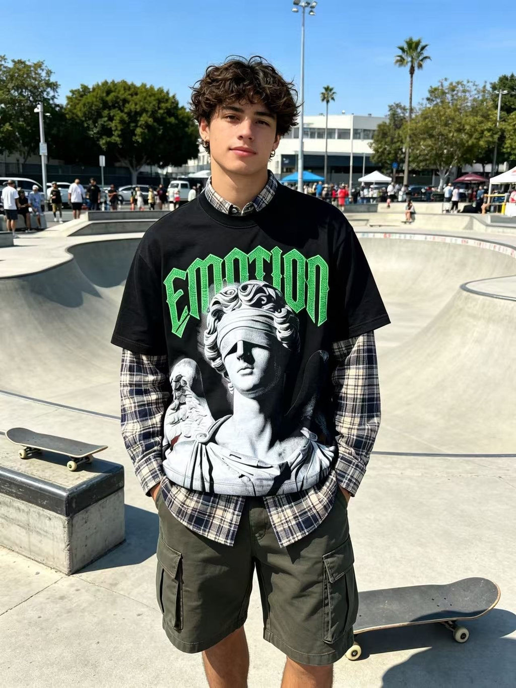 Mind Emotion Front & Back Graphic T-Shirt — hero
