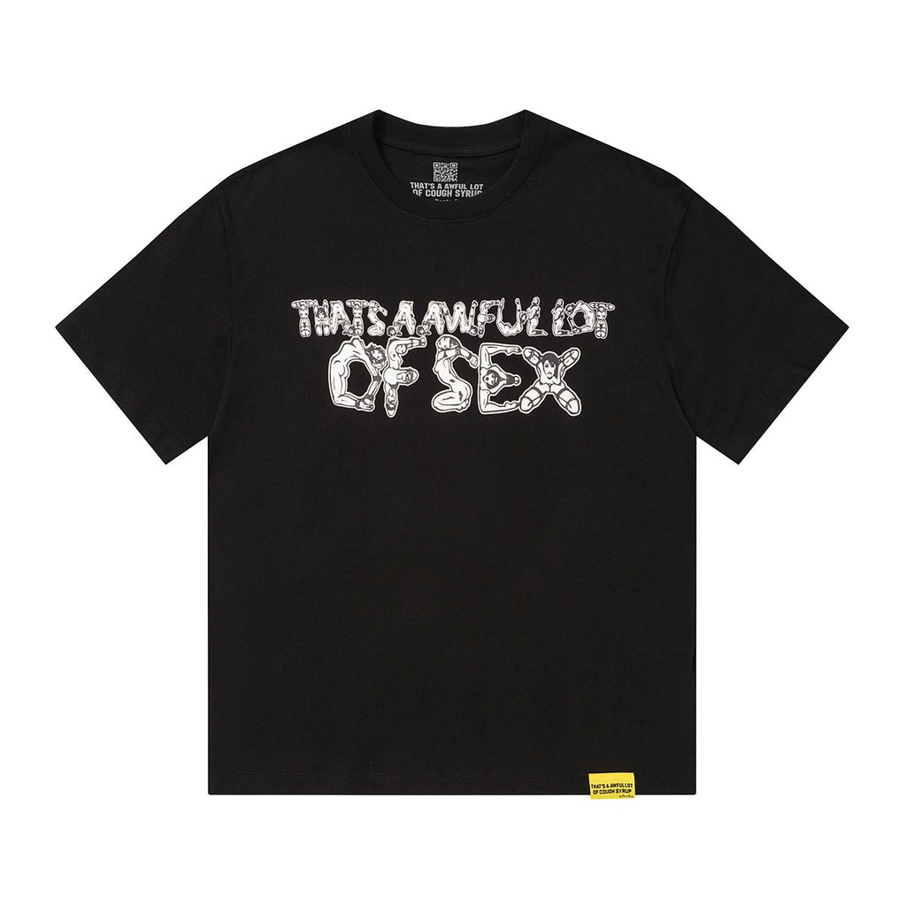 THAT'S A AWFUL LOT OF COUGH SYRUP Front & Back Graphic T-Shirt — hero