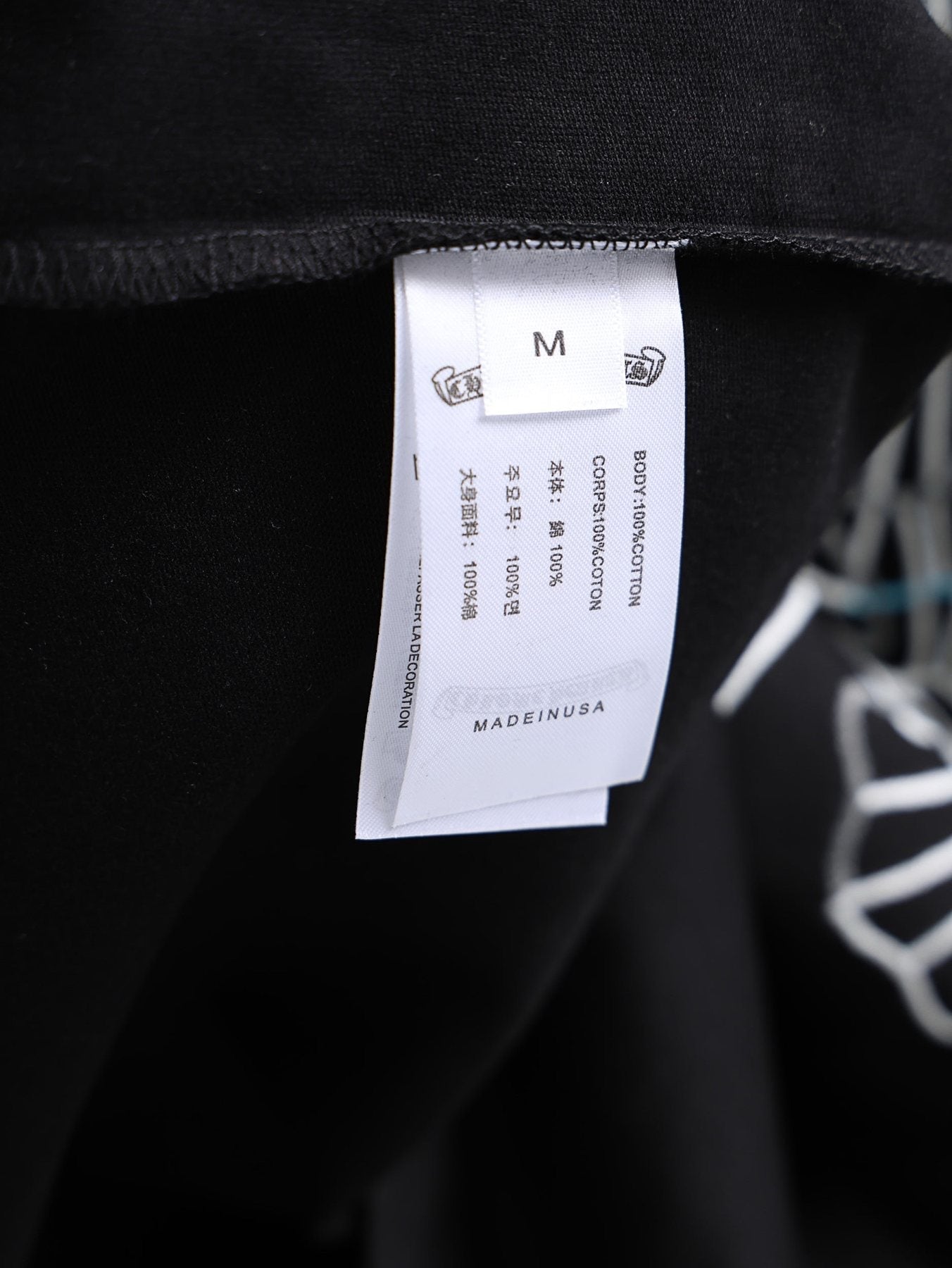 Chrome Hearts Floral Cross Short-Sleeve T-Shirt — neck_label