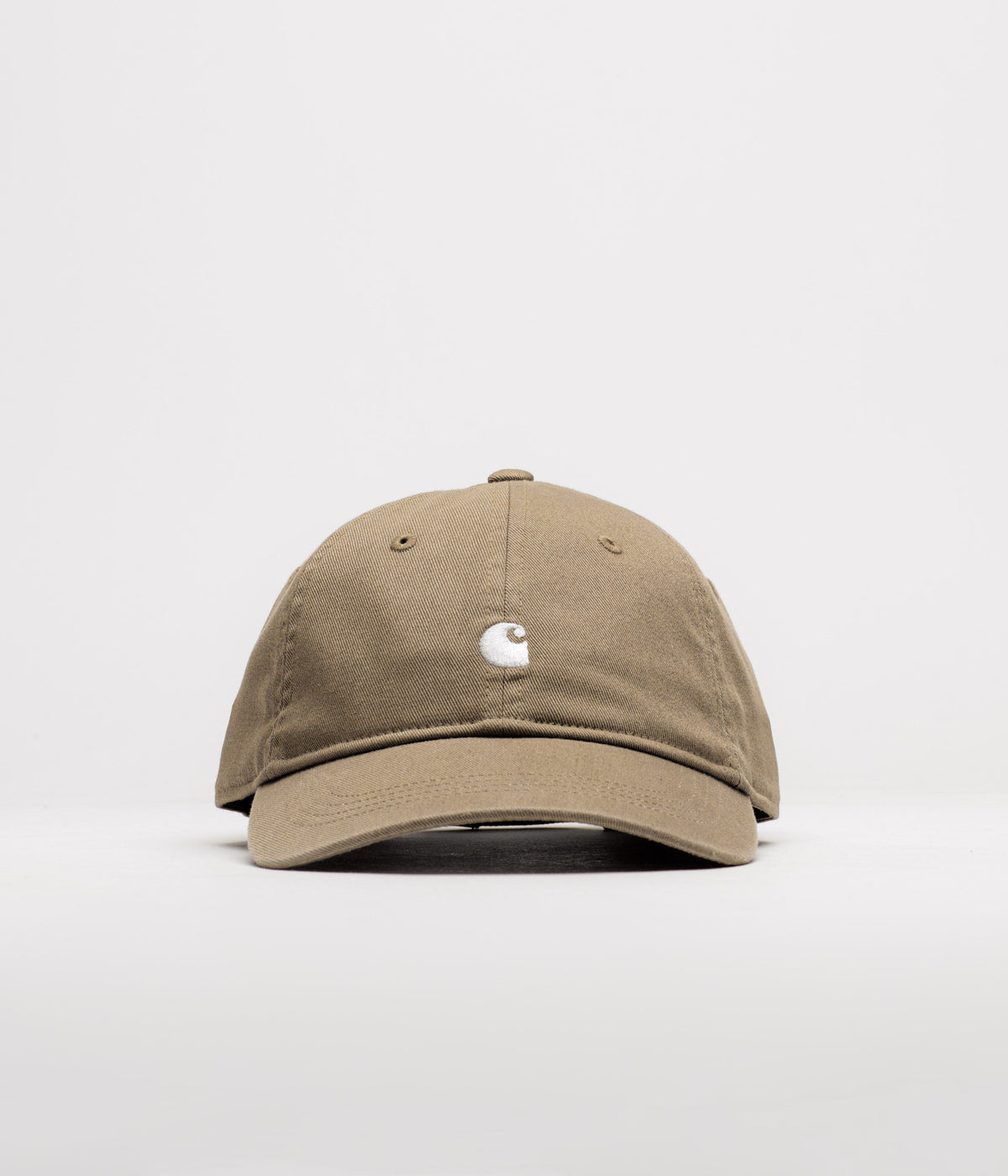 Carhartt Madison Logo Cap - Leather / White