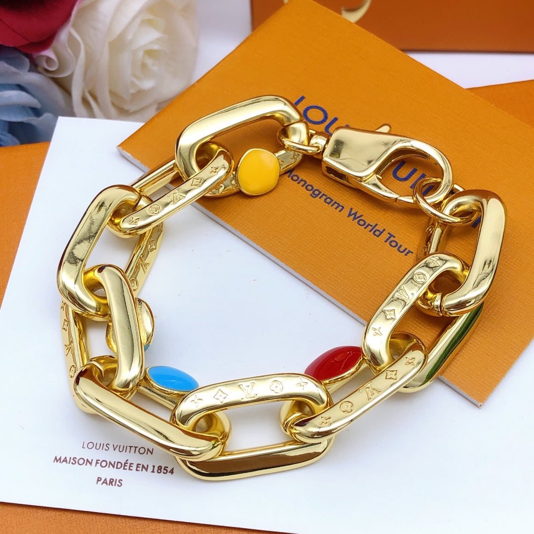 Lou Yayoi Kusama 18K Gold Bracelet