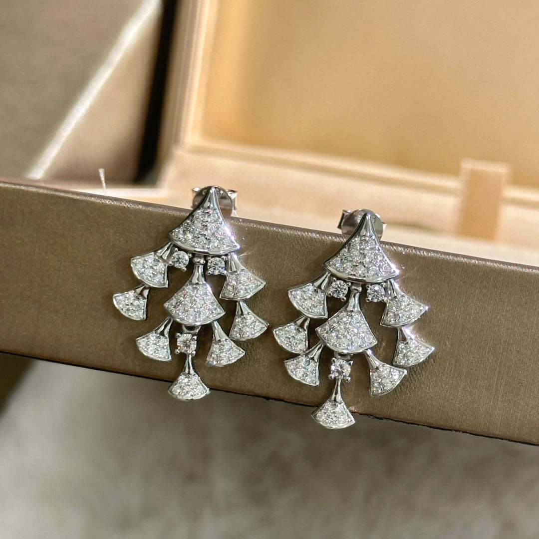 Bvlgari Dream Diamonds 18K Gold Earrings