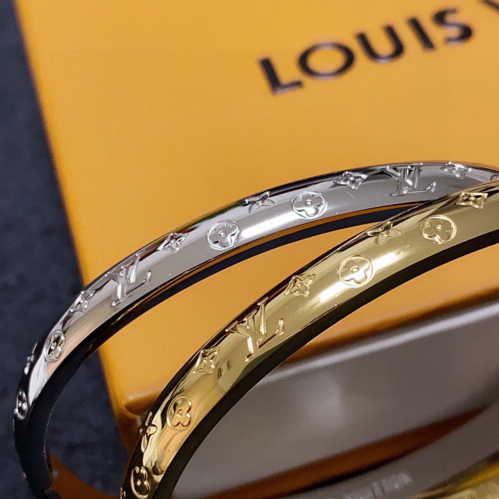 Louis Vuitton Monogram 18K Gold Bracelet