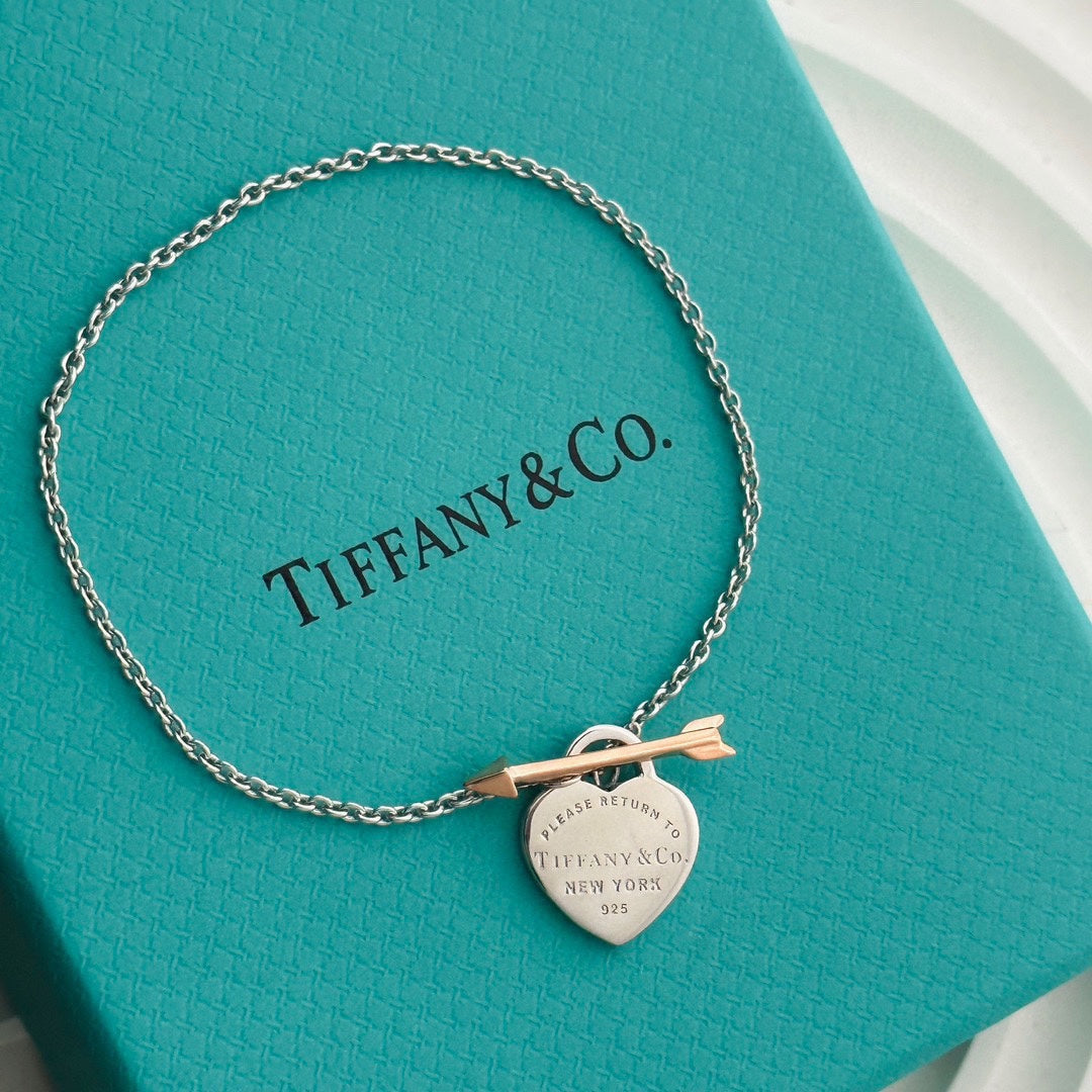 Tiffany Return to Lovestruck Heart Tag 18K Gold Bracelet